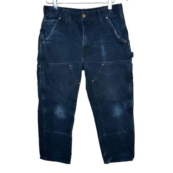 VTG USA Carhartt Double knee Carpenter Pants B01 Men’s Original Dungaree Fit 32x - Picture 1 of 7